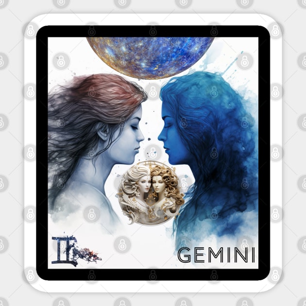 Gemini Sticker by Crystal Reboot